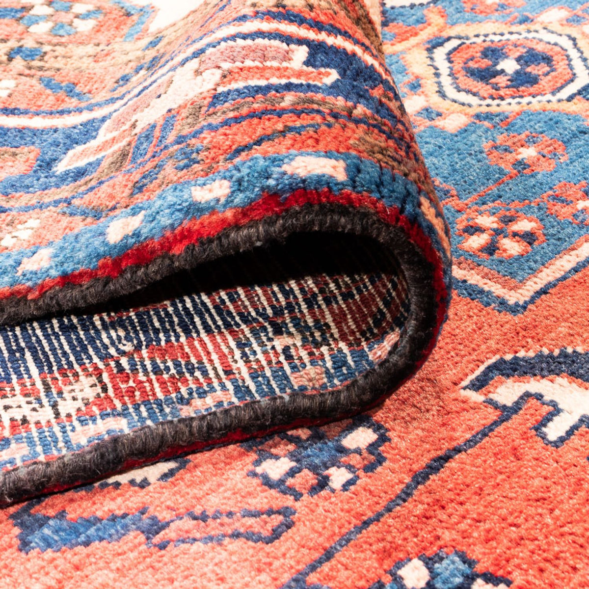 Alfombra persa - Nómada - 325 x 175 cm - azul oscuro