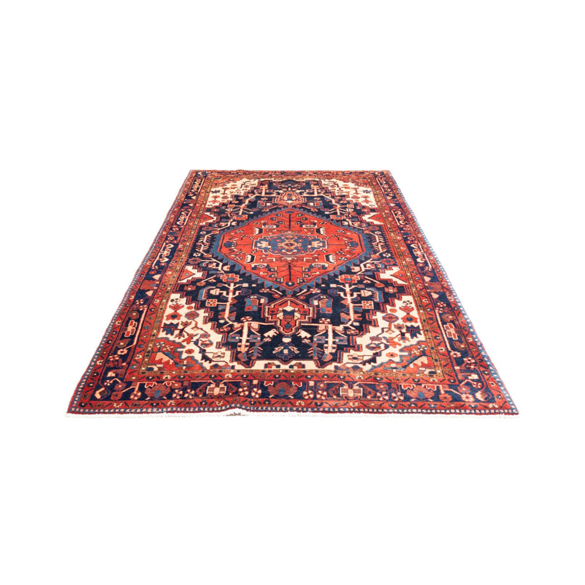 Alfombra persa - Nómada - 325 x 175 cm - azul oscuro
