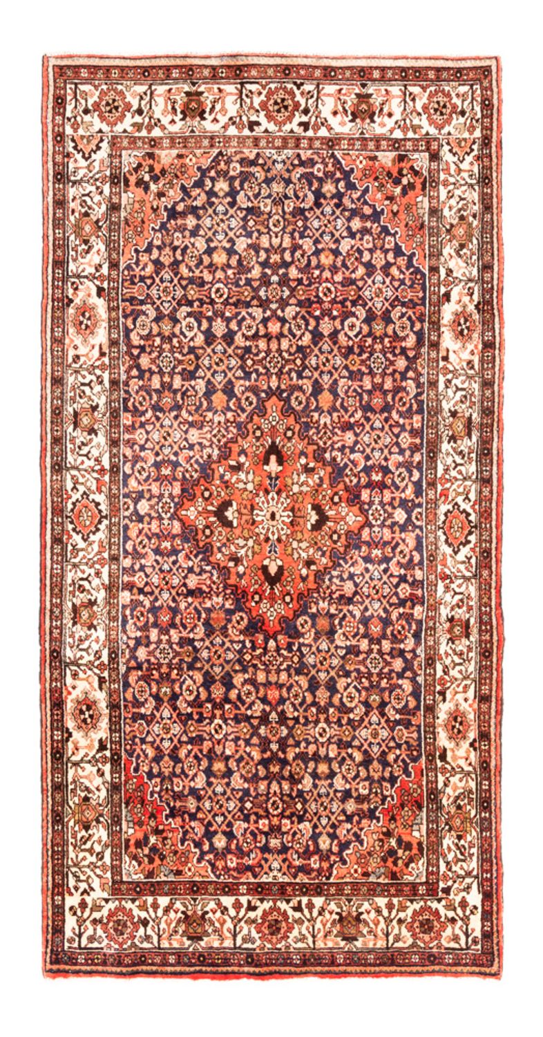 Alfombra persa - Nómada - 322 x 163 cm - azul oscuro
