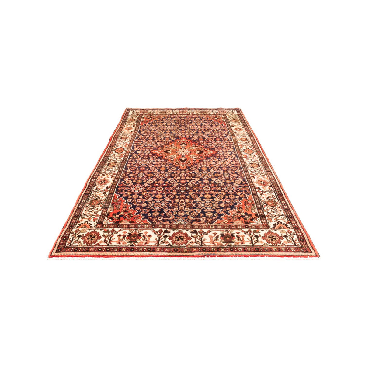 Alfombra persa - Nómada - 322 x 163 cm - azul oscuro