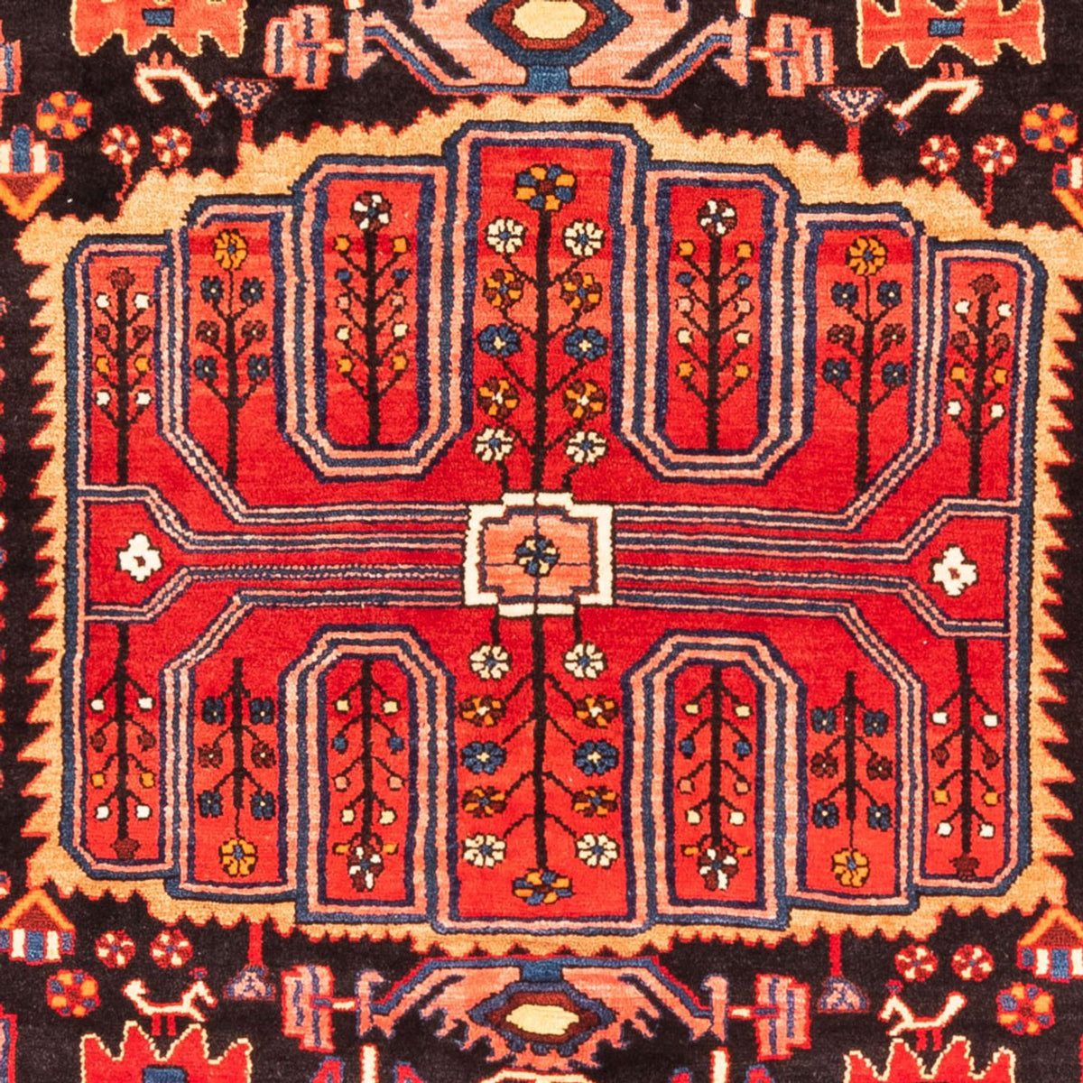 Alfombra persa - Nómada - 310 x 175 cm - rojo