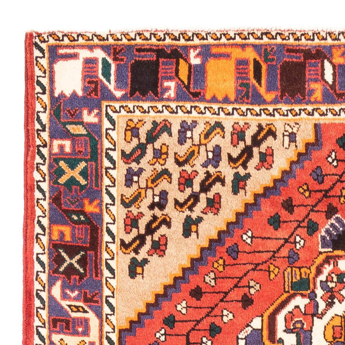 Alfombra persa - Nómada - 300 x 160 cm - rojo
