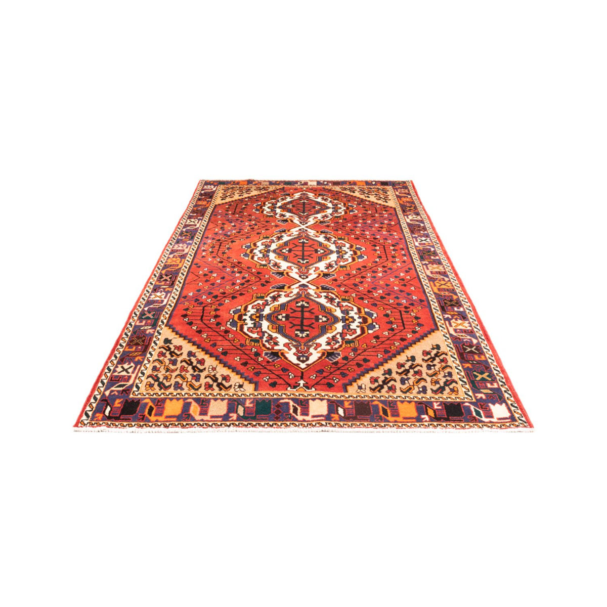 Alfombra persa - Nómada - 300 x 160 cm - rojo