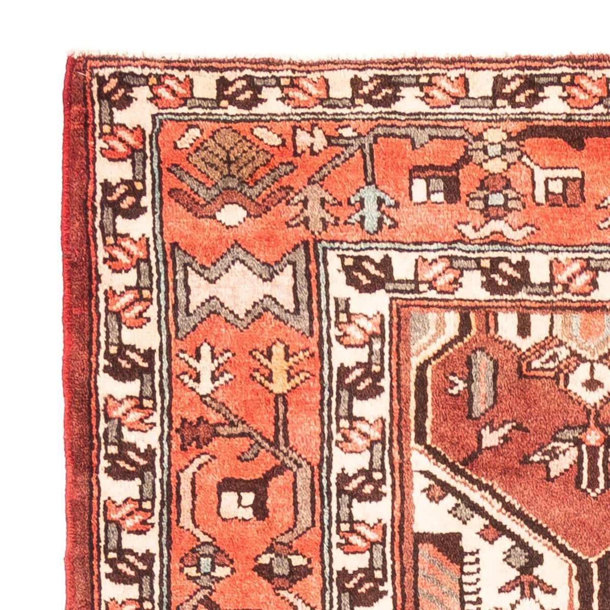 Alfombra persa - Nómada - 300 x 166 cm - rojo