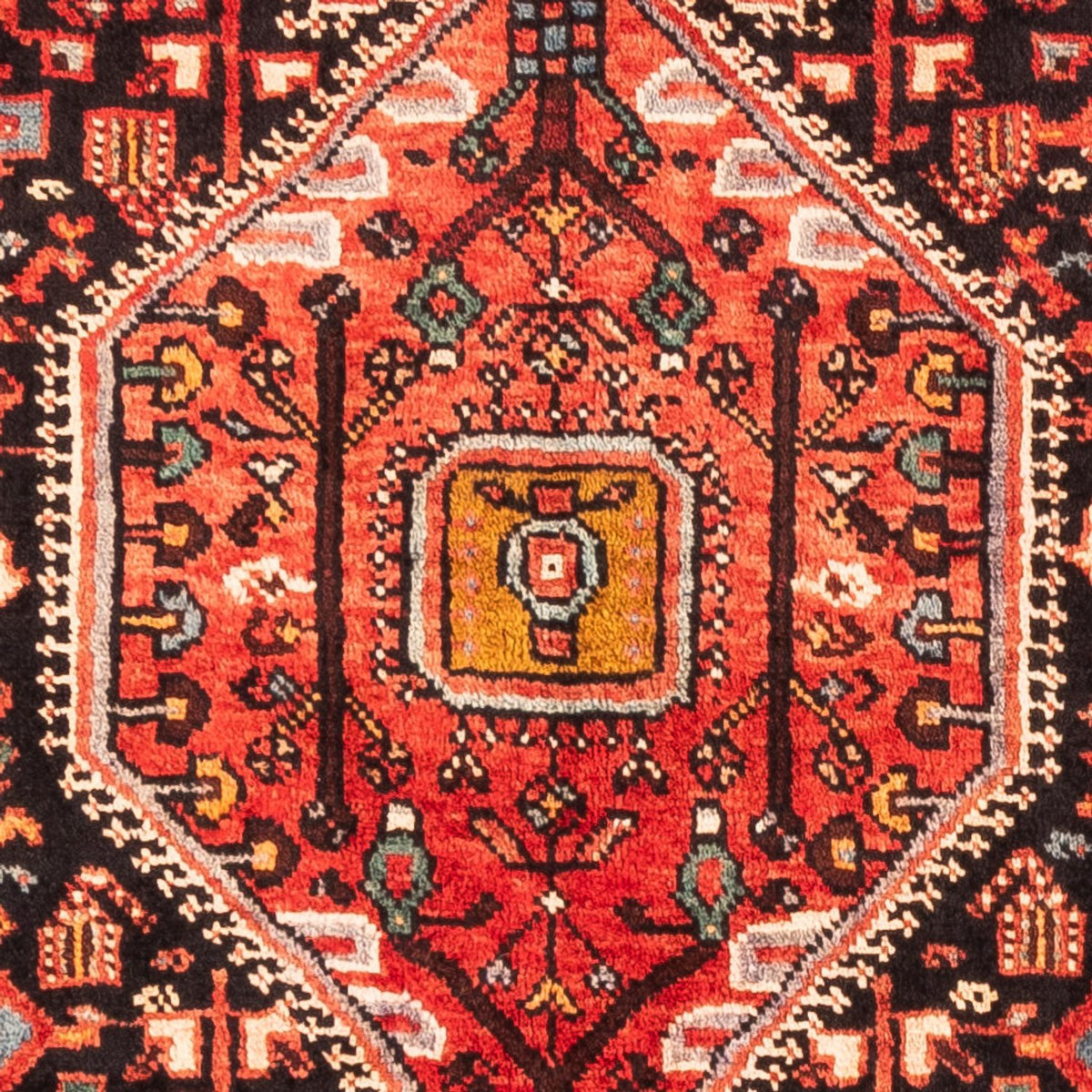 Alfombra persa - Nómada - 266 x 174 cm - azul oscuro