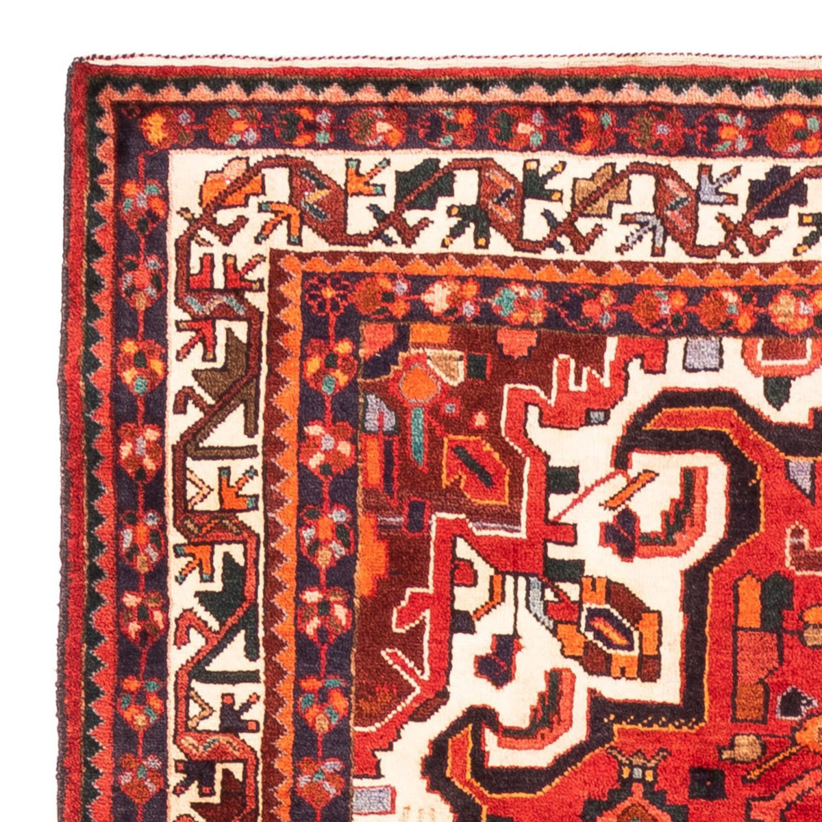 Alfombra persa - Nómada - 290 x 153 cm - rojo