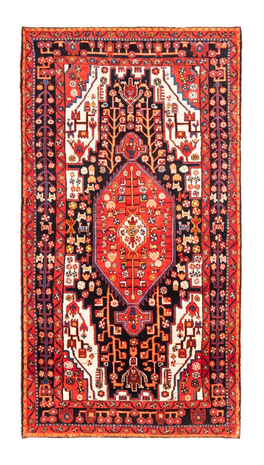 Alfombra persa - Nómada - 285 x 155 cm - azul oscuro
