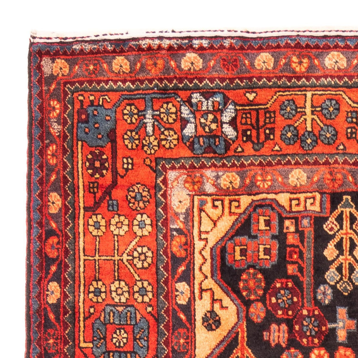 Alfombra persa - Nómada - 310 x 160 cm - azul oscuro
