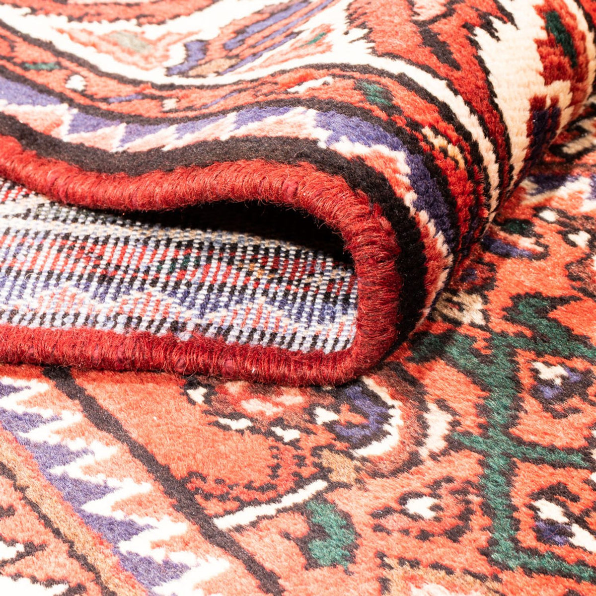 Alfombra persa - Nómada - 296 x 156 cm - rojo