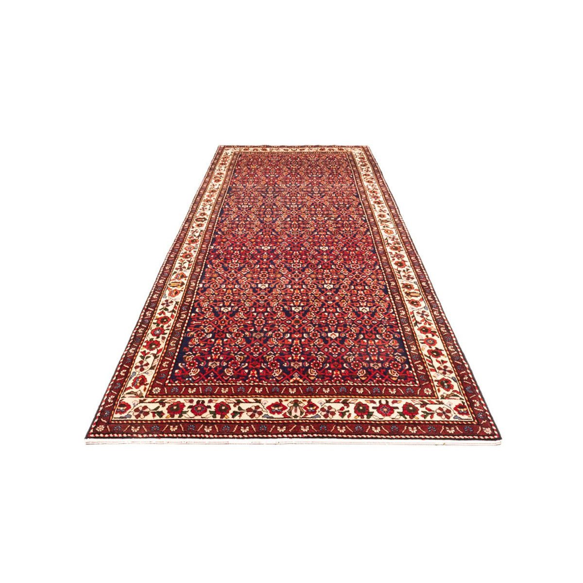 Alfombra de pasillo Alfombra persa - Nómada - 375 x 150 cm - rojo