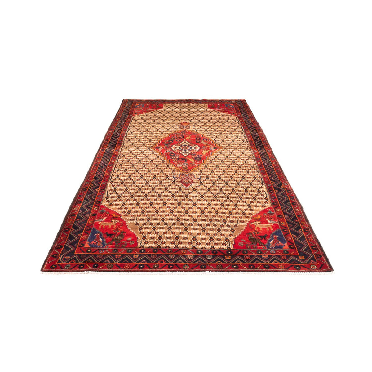 Alfombra persa - Nómada - 323 x 160 cm - rojo