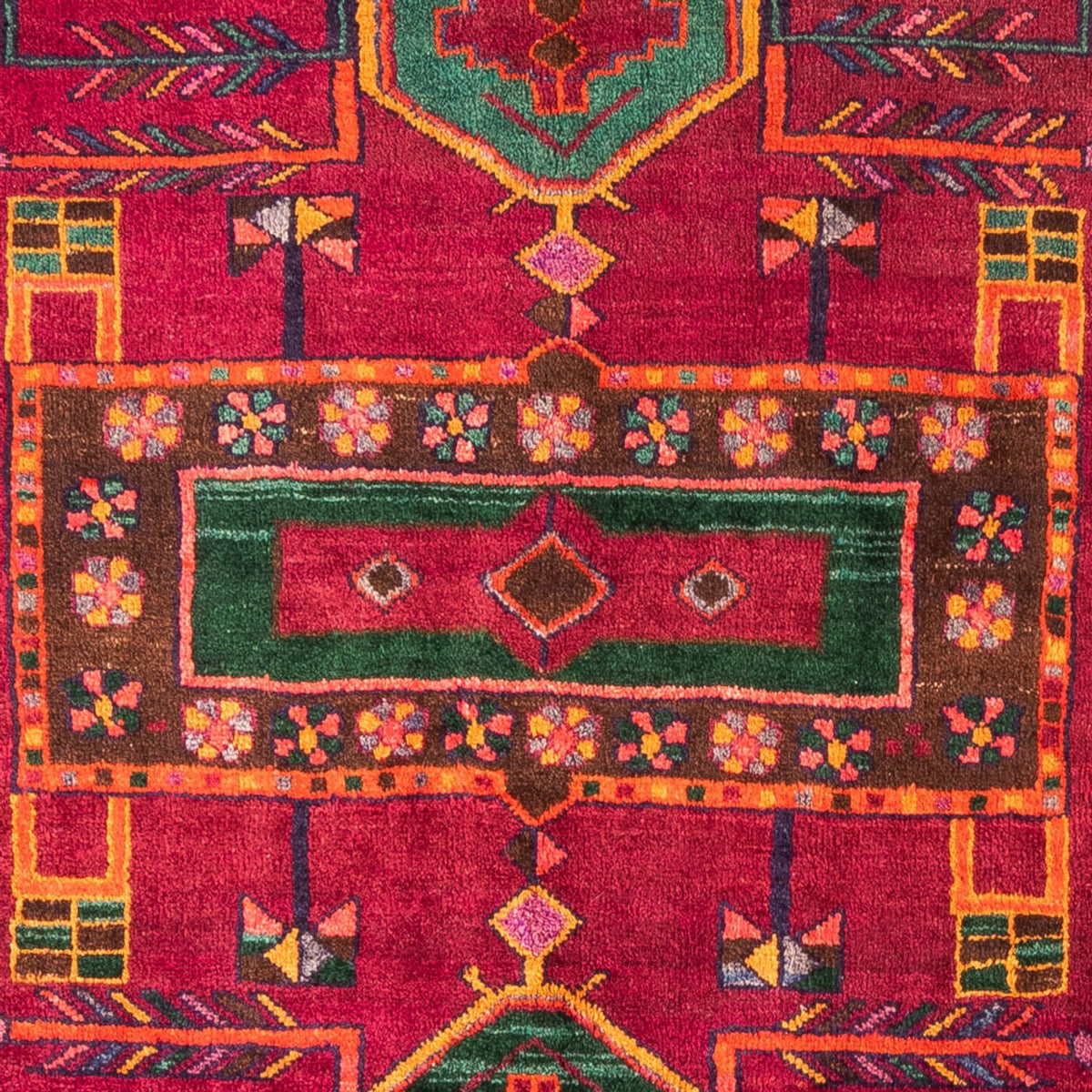 Alfombra persa - Nómada - 278 x 168 cm - rojo
