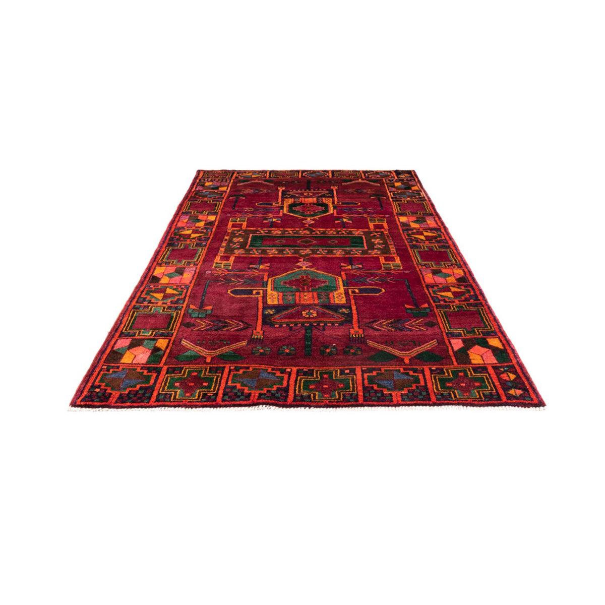 Alfombra persa - Nómada - 278 x 168 cm - rojo