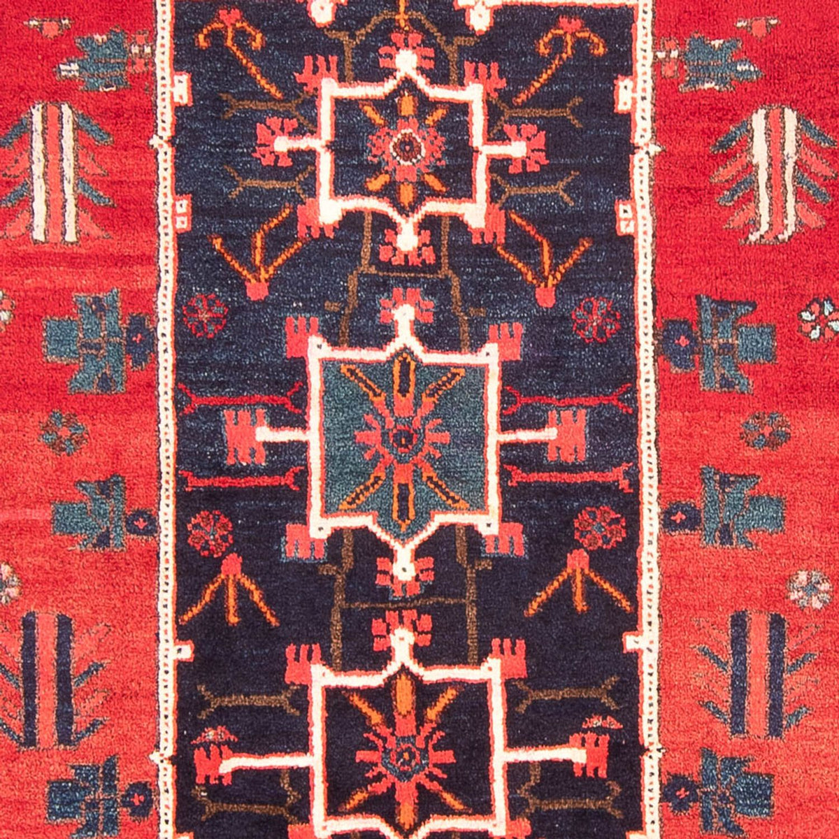 Alfombra persa - Nómada - 310 x 155 cm - rojo
