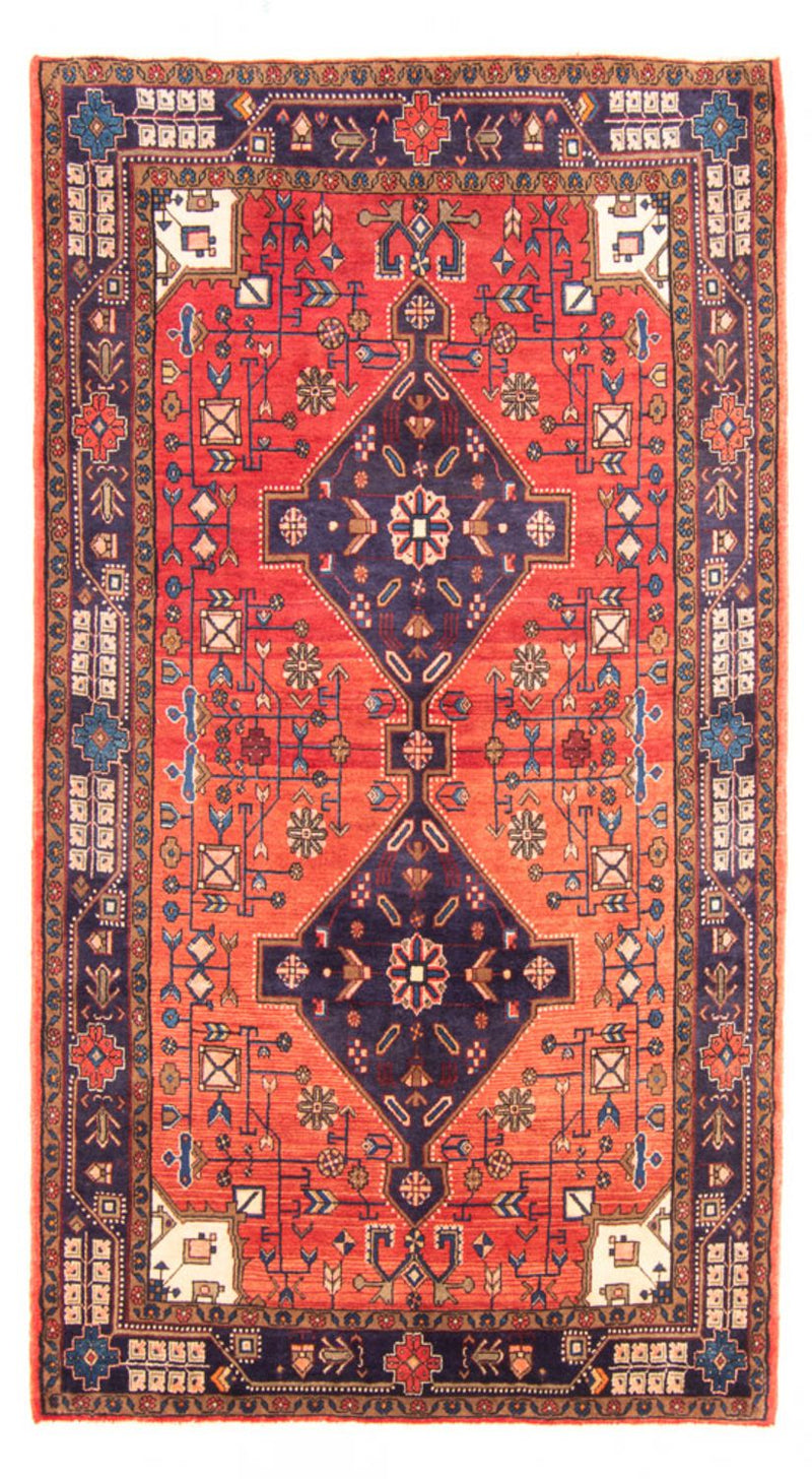 Alfombra persa - Nómada - 257 x 150 cm - rojo