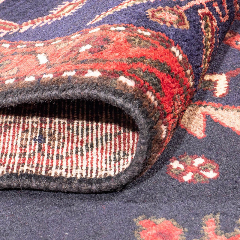 Alfombra de pasillo Alfombra persa - Nómada - 290 x 134 cm - azul oscuro