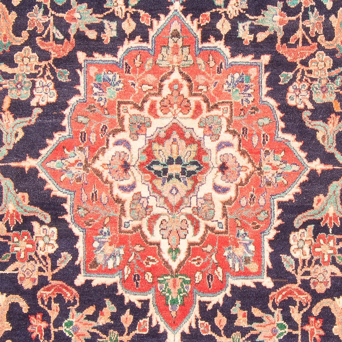 Alfombra persa - Nómada - 295 x 157 cm - azul oscuro