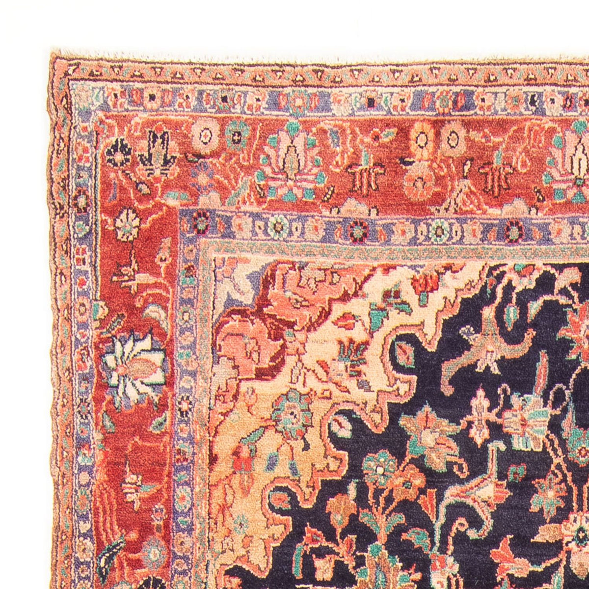 Alfombra persa - Nómada - 295 x 157 cm - azul oscuro