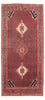 Alfombra de pasillo Alfombra persa - Bidjar - 275 x 140 cm - rojo