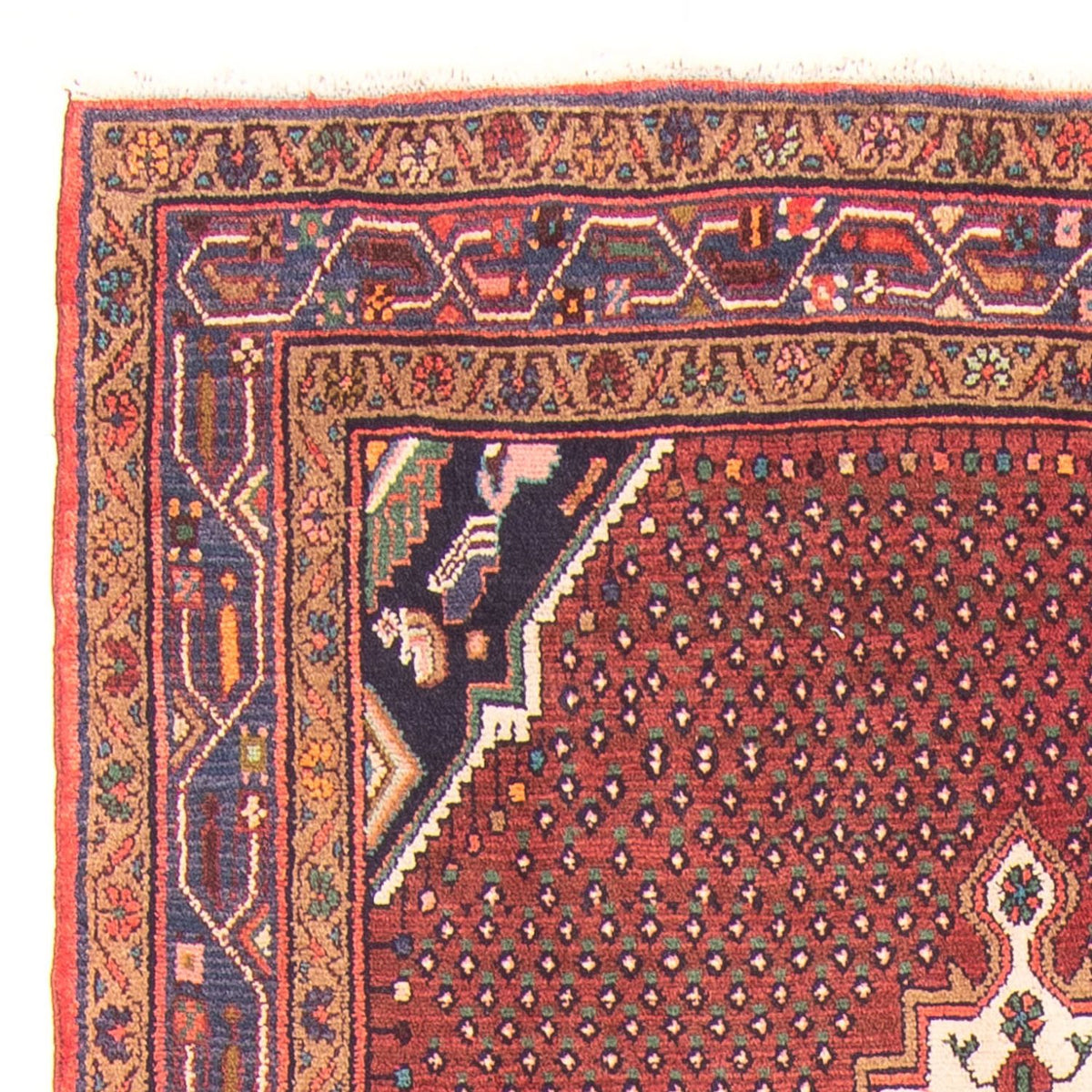 Alfombra de pasillo Alfombra persa - Bidjar - 275 x 140 cm - rojo
