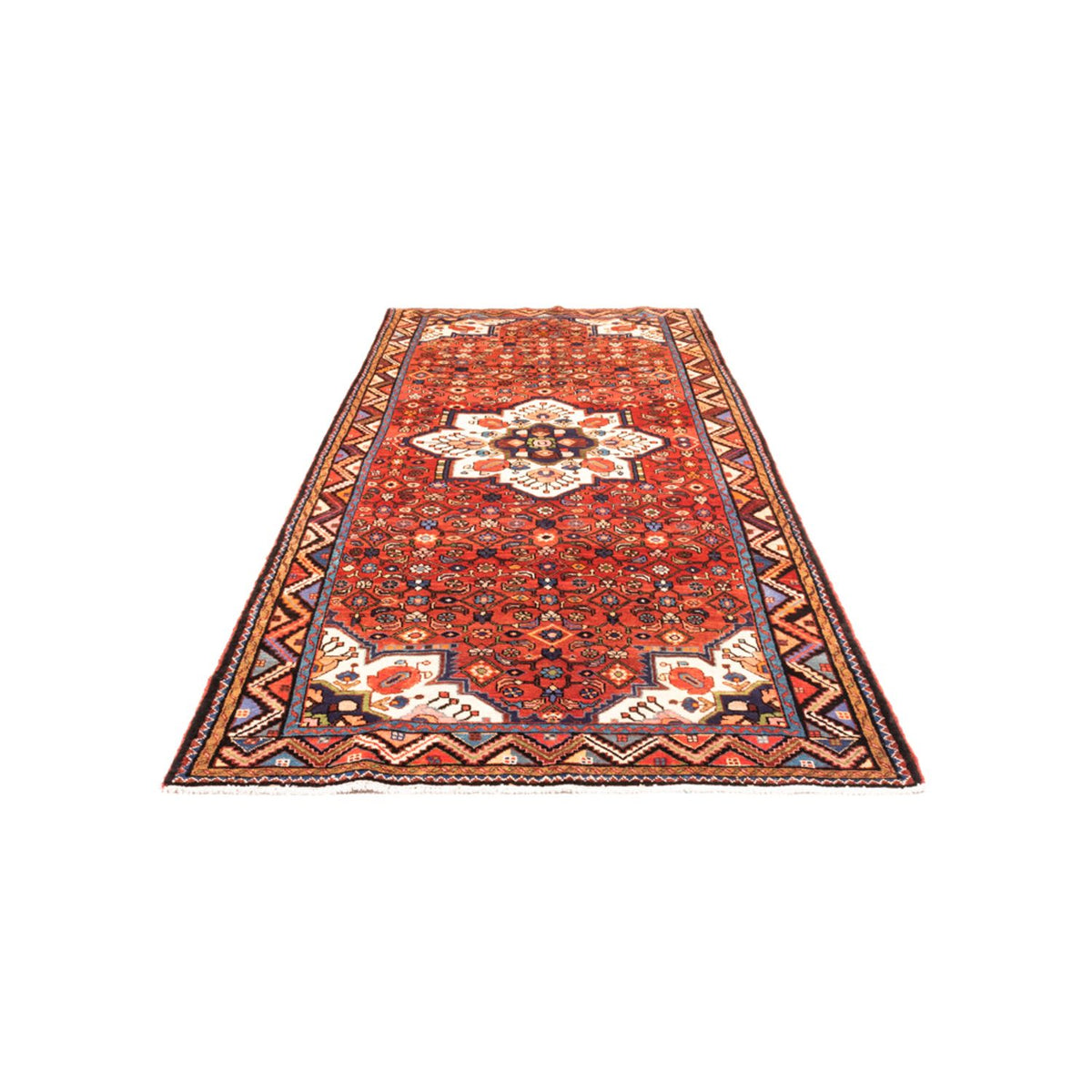 Alfombra de pasillo Alfombra persa - Nómada - 350 x 158 cm - rojo