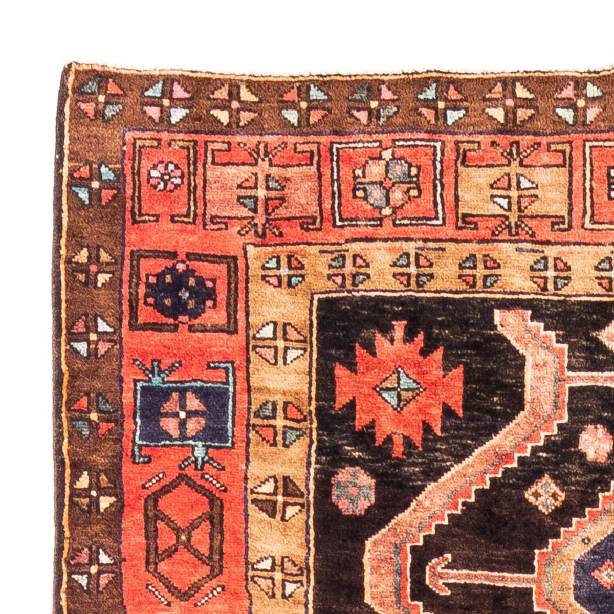 Alfombra persa - Nómada - 296 x 153 cm - azul oscuro
