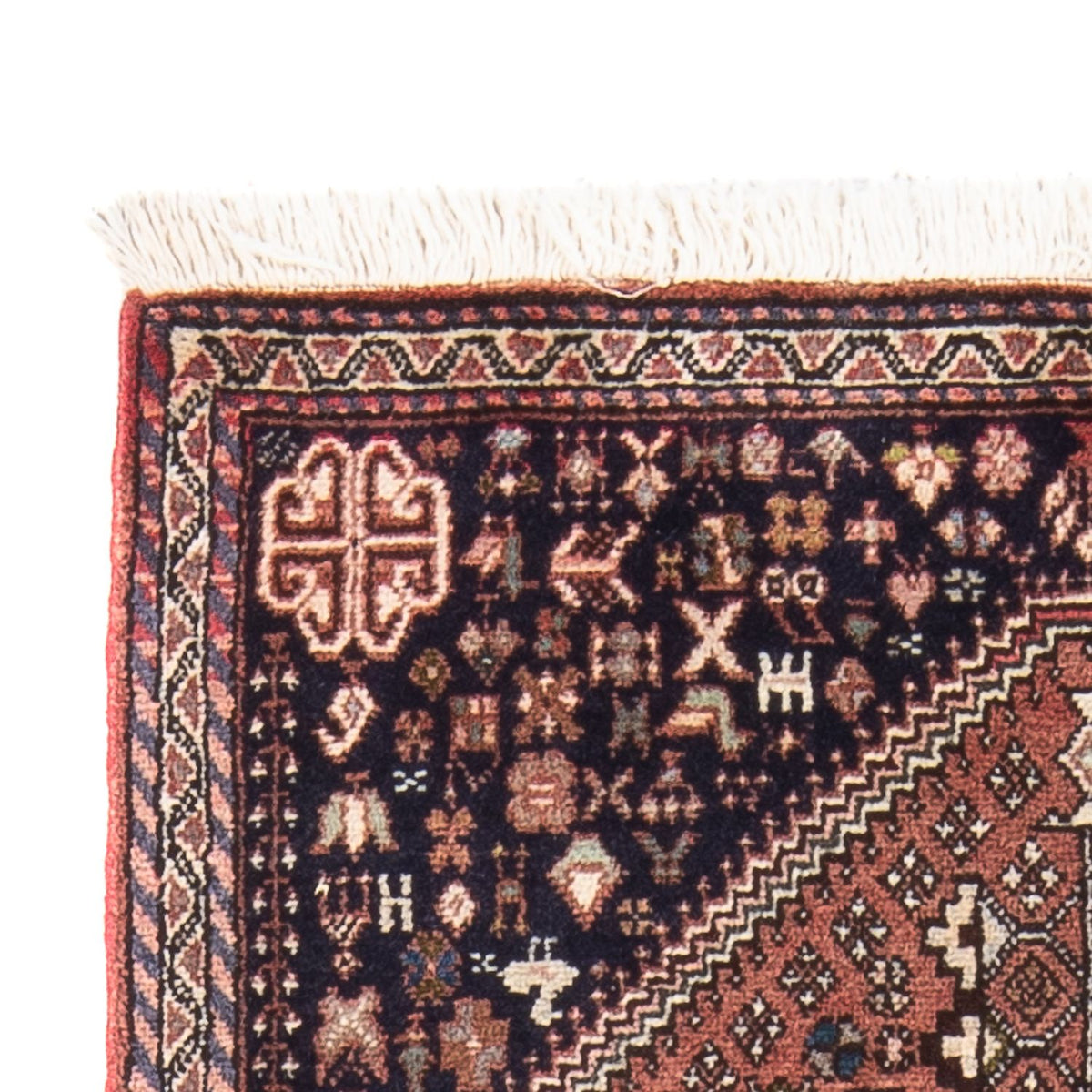 Alfombra persa - Nómada - 150 x 70 cm - rojo