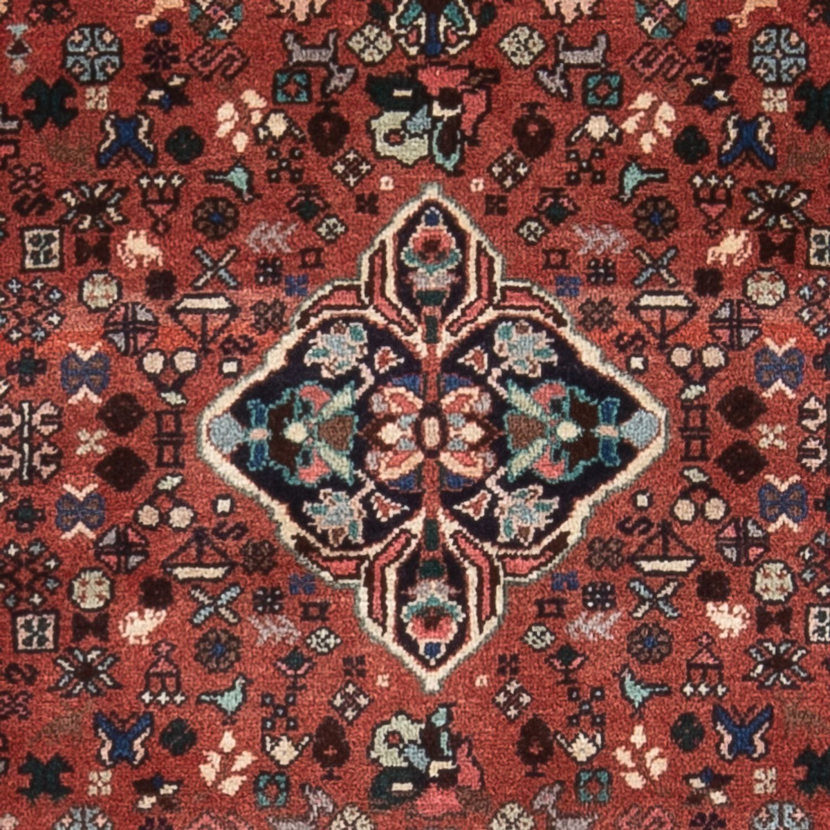 Alfombra persa - Nómada - 147 x 75 cm - rojo