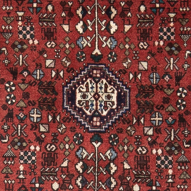 Alfombra persa - Nómada - 153 x 66 cm - rojo
