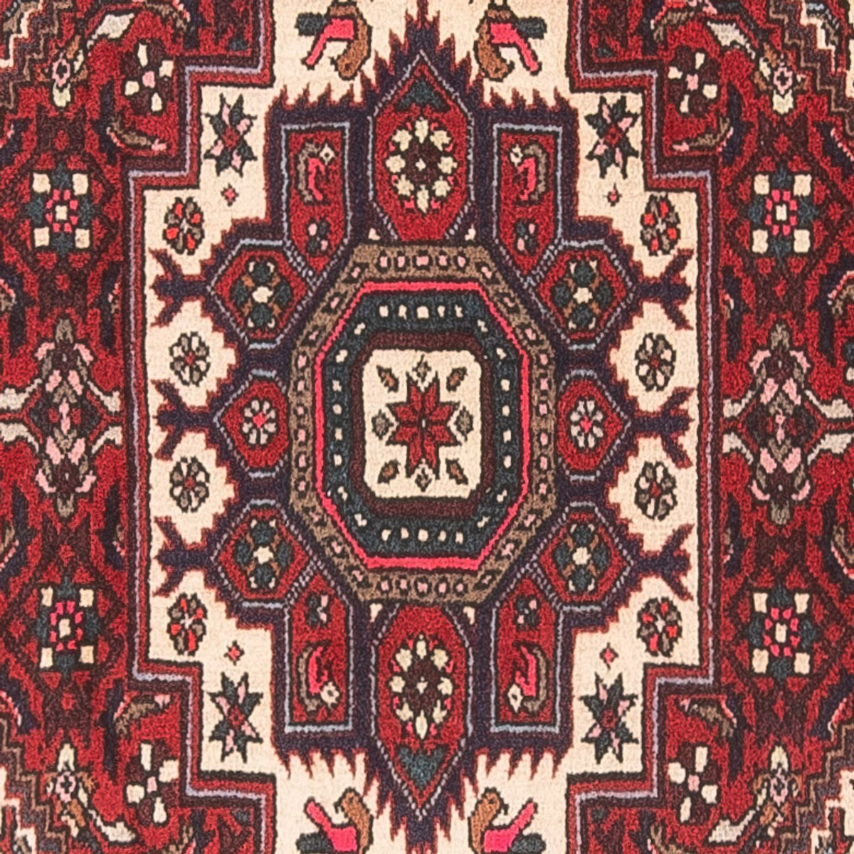 Alfombra persa - Nómada - 145 x 80 cm - crema