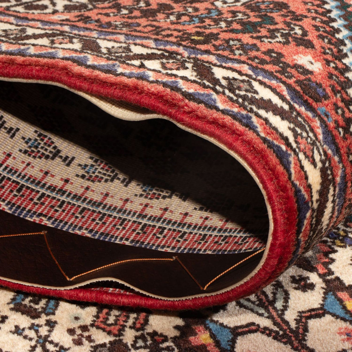 Alfombra persa - Nómada - 147 x 63 cm - crema