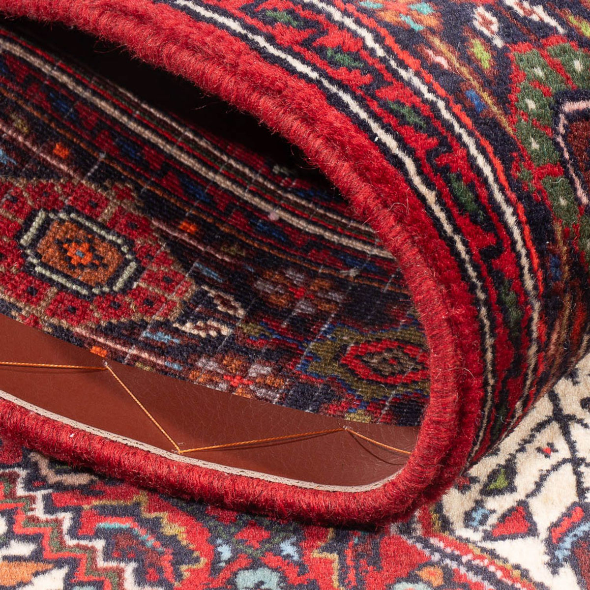 Alfombra persa - Nómada - 132 x 81 cm - crema