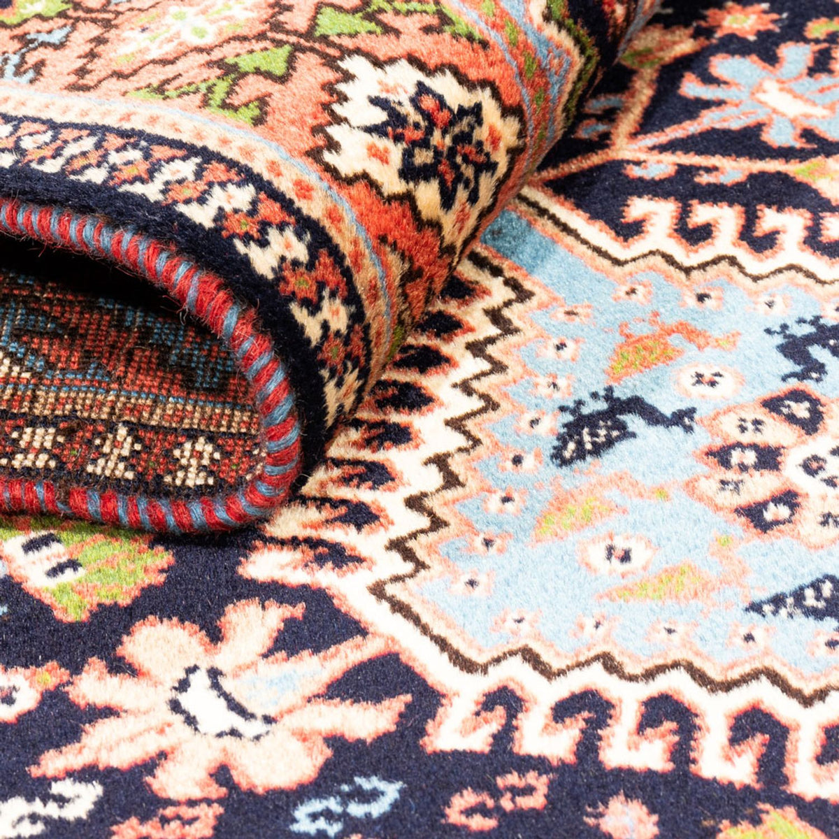 Alfombra de pasillo Alfombra persa - Nómada - 200 x 80 cm - beige oscuro