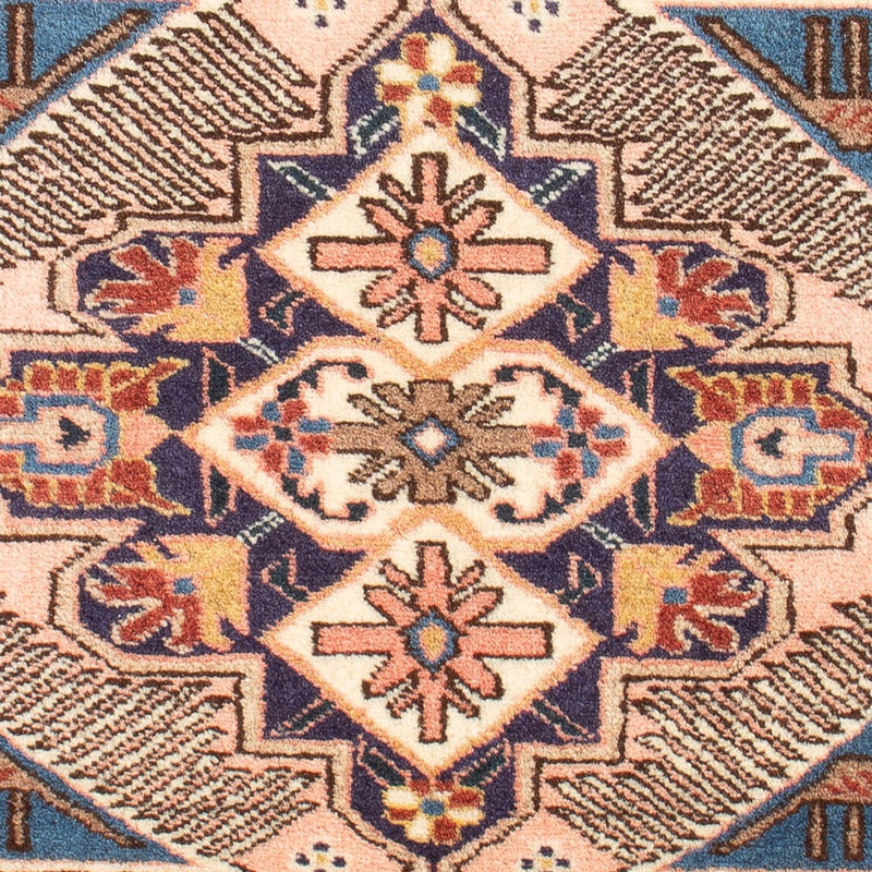 Alfombra persa - Nómada - 96 x 67 cm - salmón