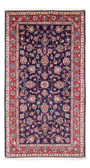 Alfombra persa - Keshan - 140 x 70 cm - azul