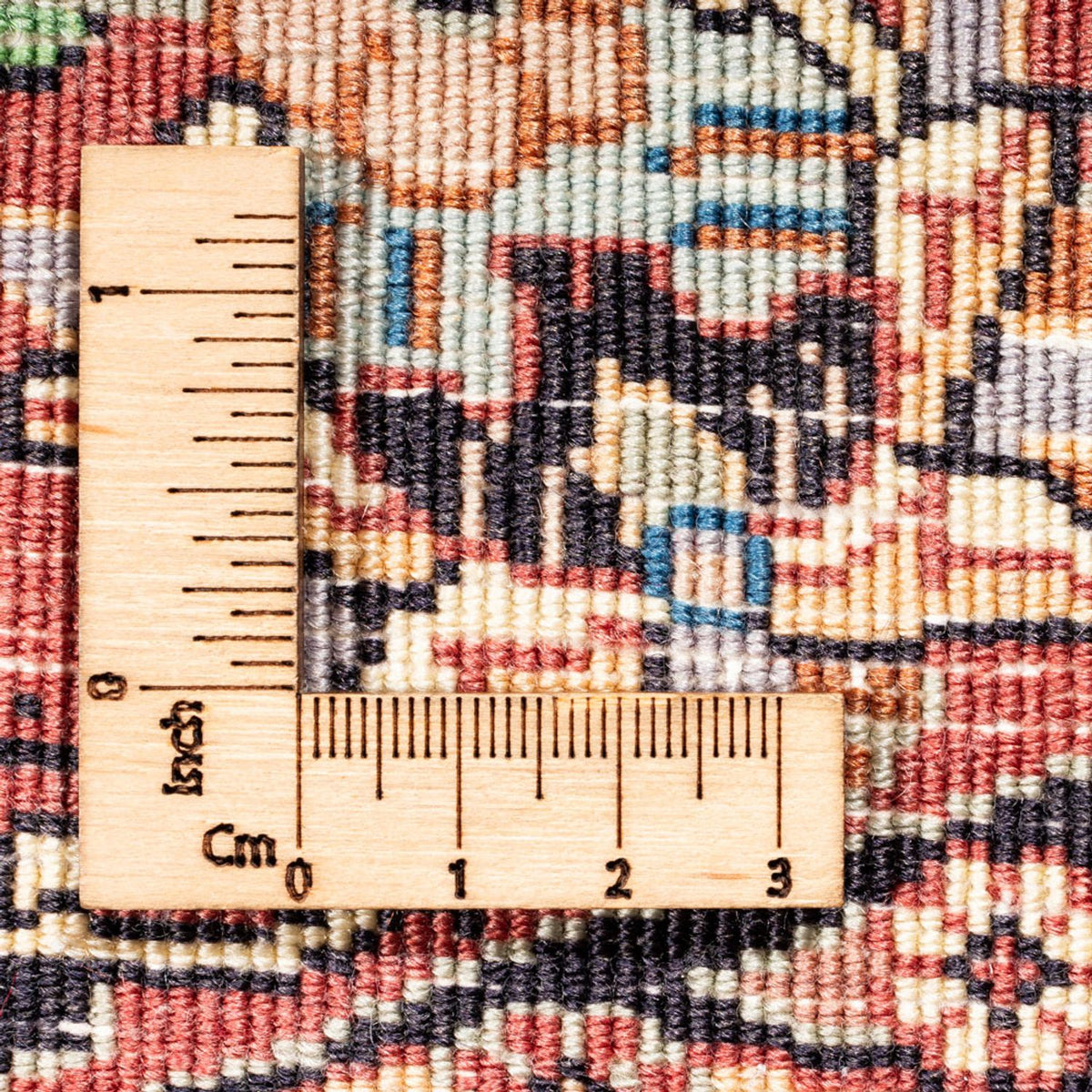 Alfombra persa - Bidjar redondo  - 100 x 100 cm - crema