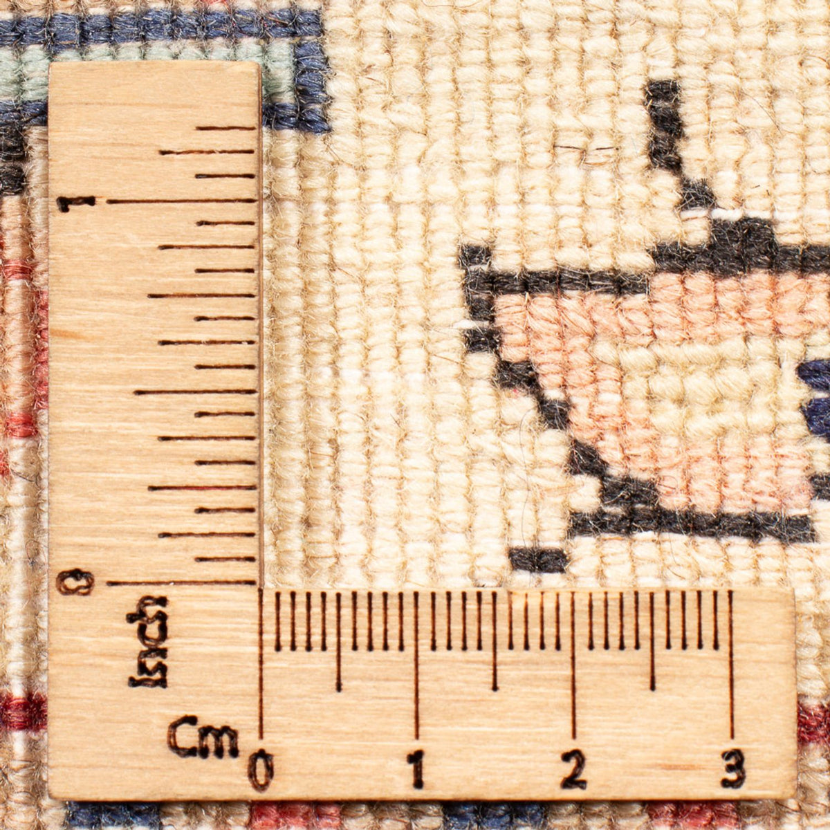 Alfombra persa - Bidjar - 90 x 60 cm - crema