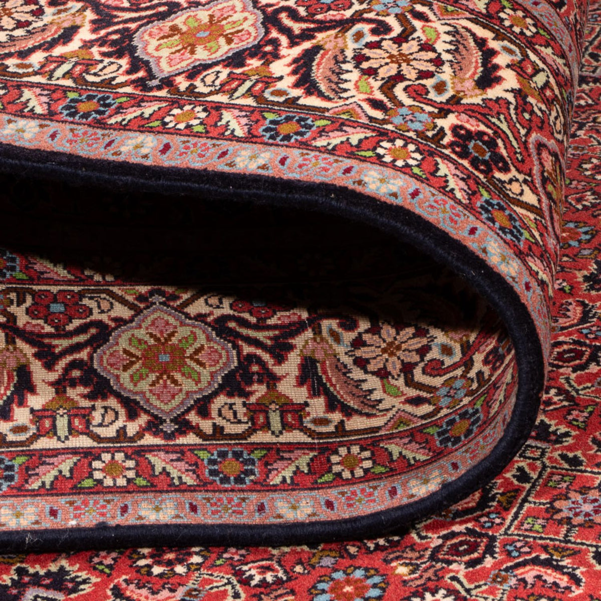 Alfombra persa - Bidjar - 296 x 197 cm - rojo