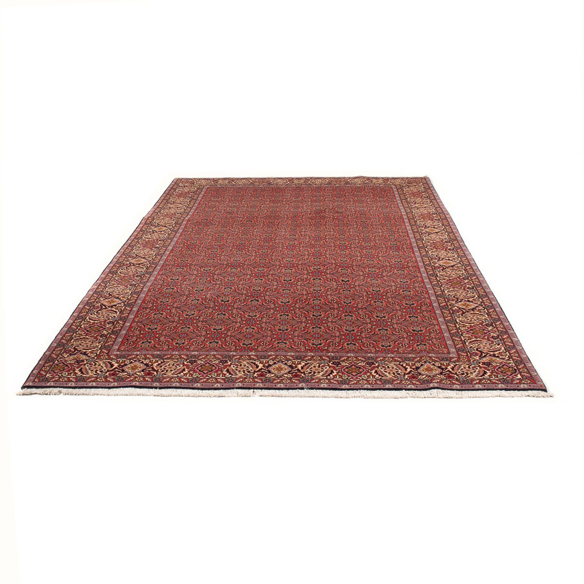 Alfombra persa - Bidjar - 296 x 197 cm - rojo