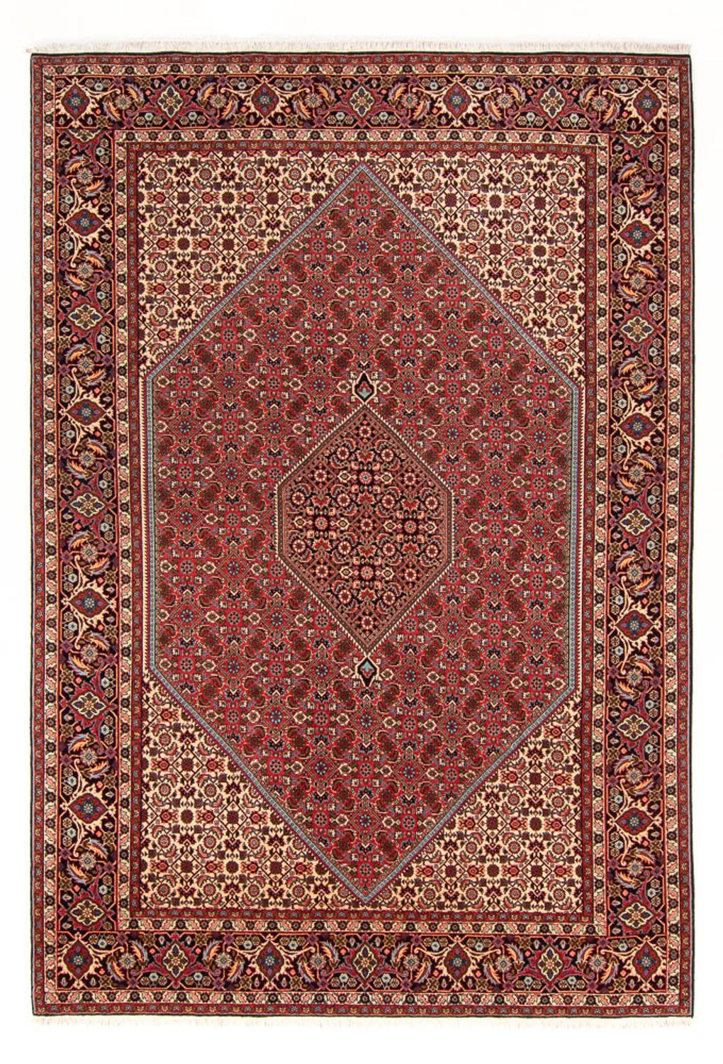 Alfombra persa - Bidjar - 293 x 200 cm - rojo