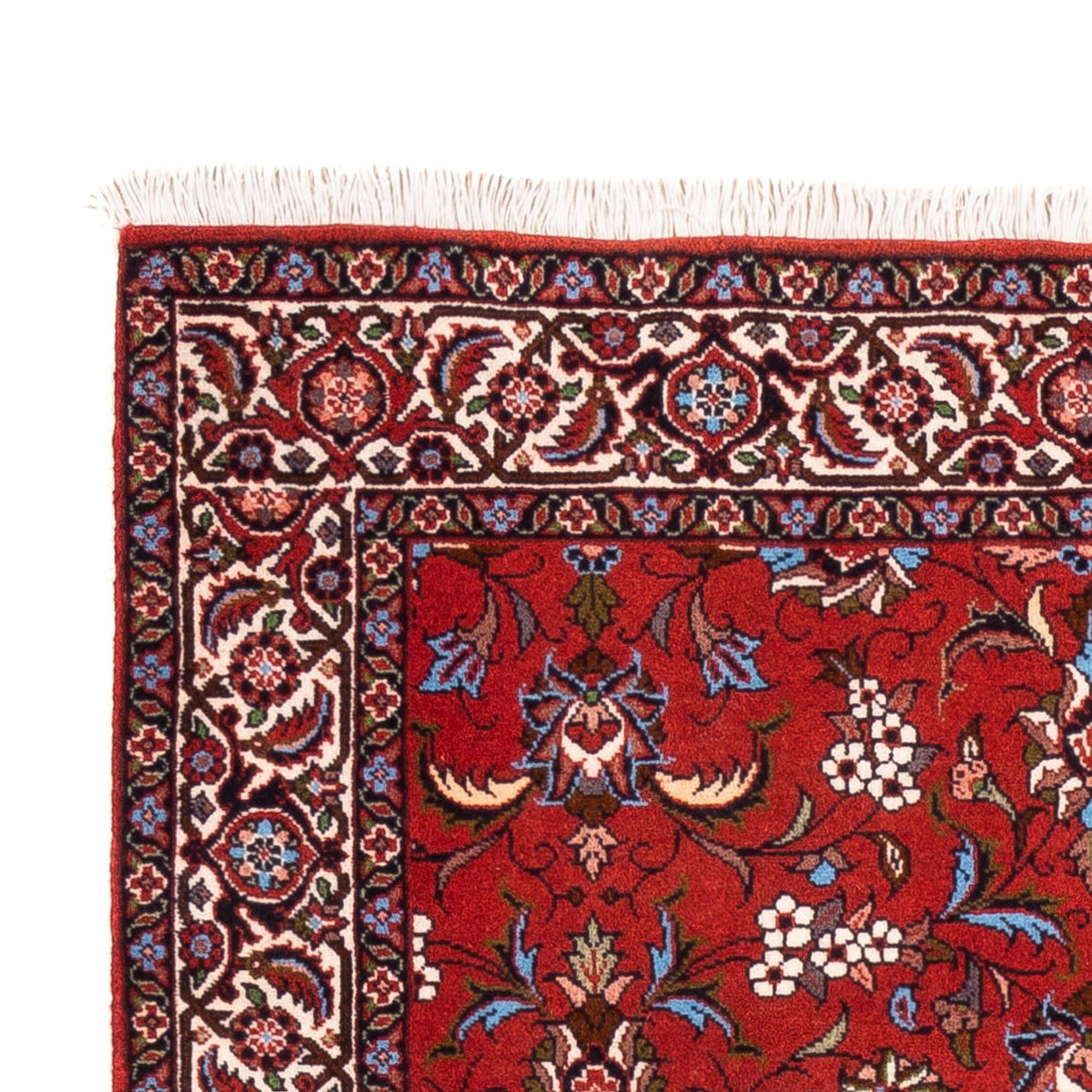 Alfombra persa - Bidjar - 182 x 110 cm - rojo