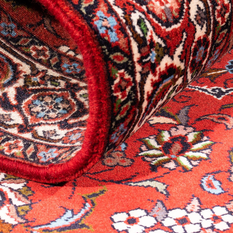 Alfombra persa - Bidjar - 182 x 110 cm - rojo