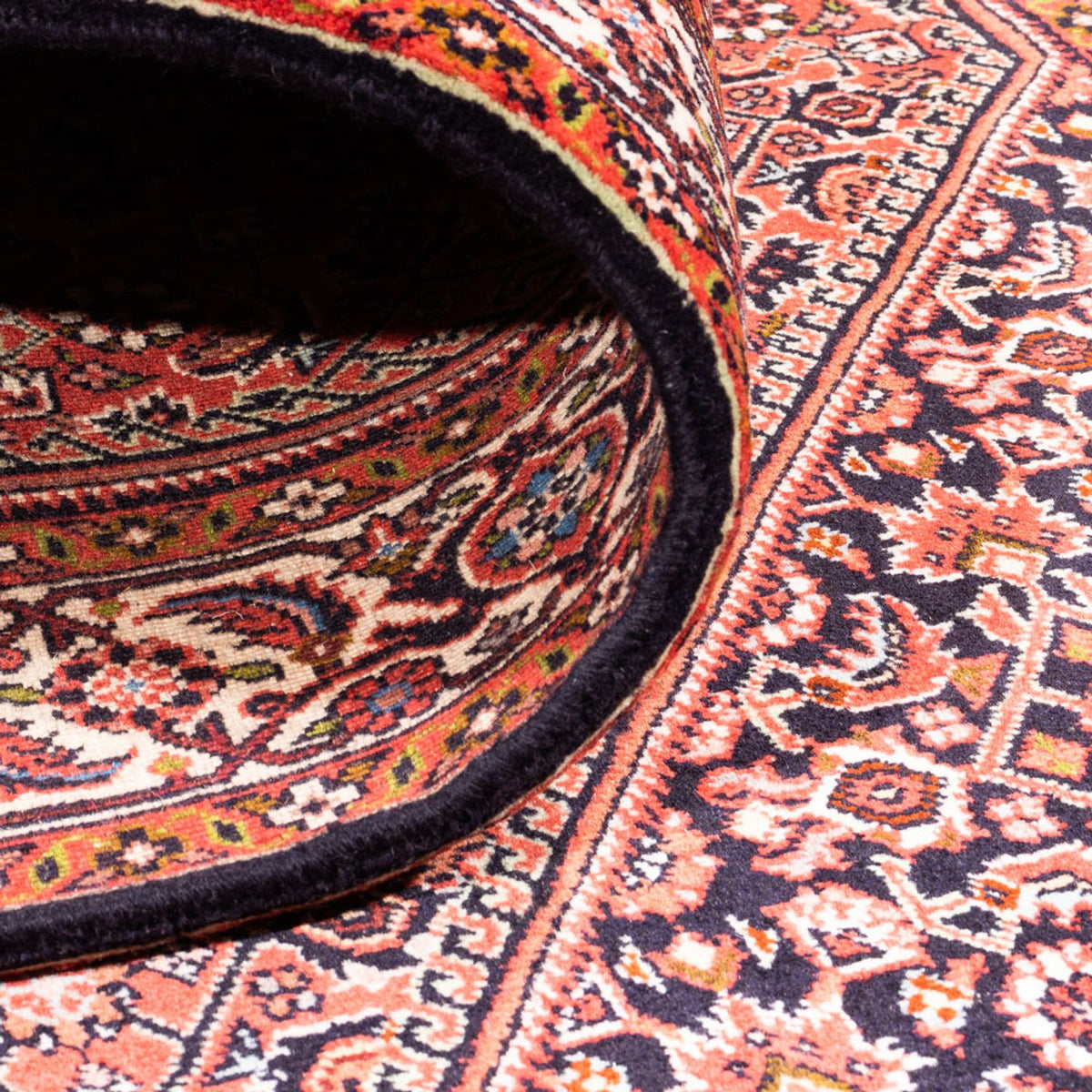 Alfombra persa - Bidjar - 176 x 108 cm - rojo