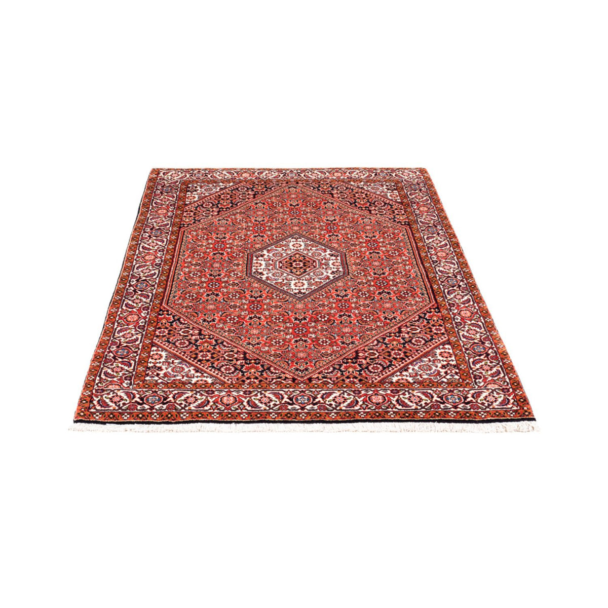Alfombra persa - Bidjar - 176 x 108 cm - rojo