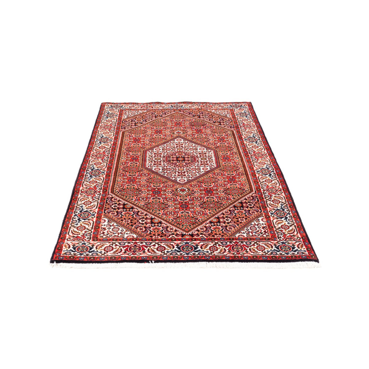 Alfombra persa - Bidjar - 183 x 110 cm - rojo