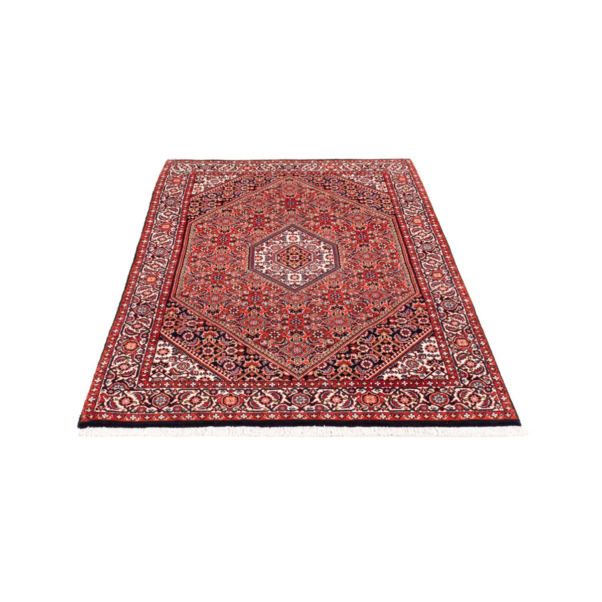 Alfombra persa - Bidjar - 180 x 108 cm - rojo