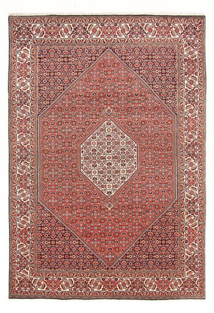 Alfombra persa - Bidjar - 291 x 194 cm - rojo