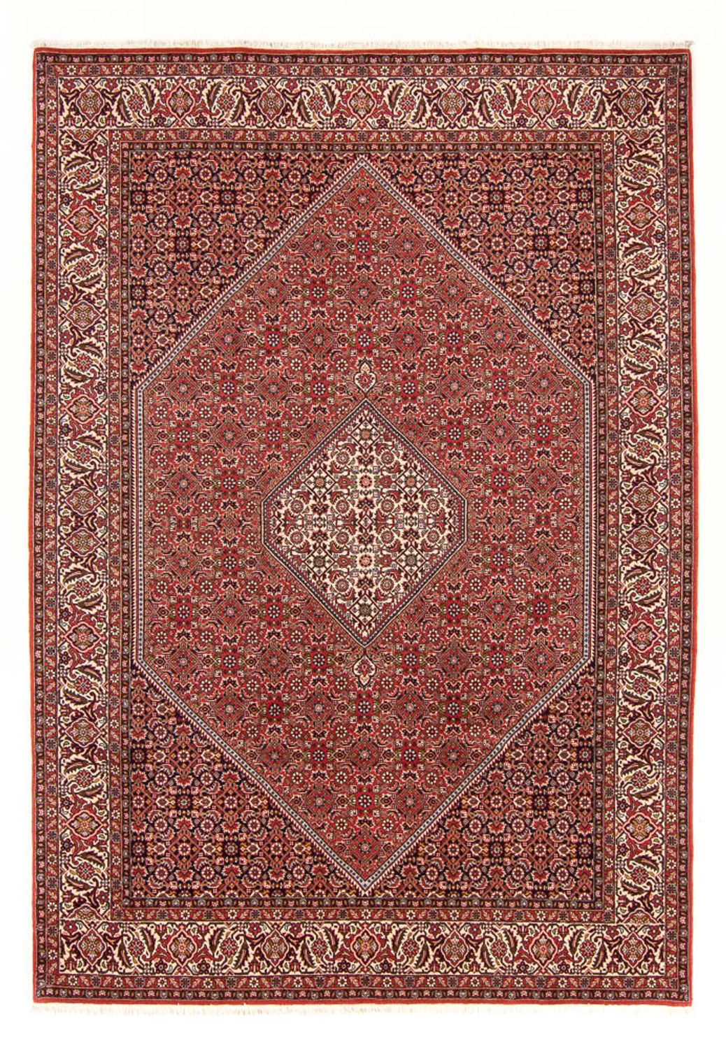 Alfombra persa - Bidjar - 290 x 202 cm - rojo