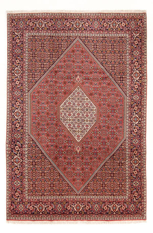 Alfombra persa - Bidjar - 310 x 203 cm - rojo