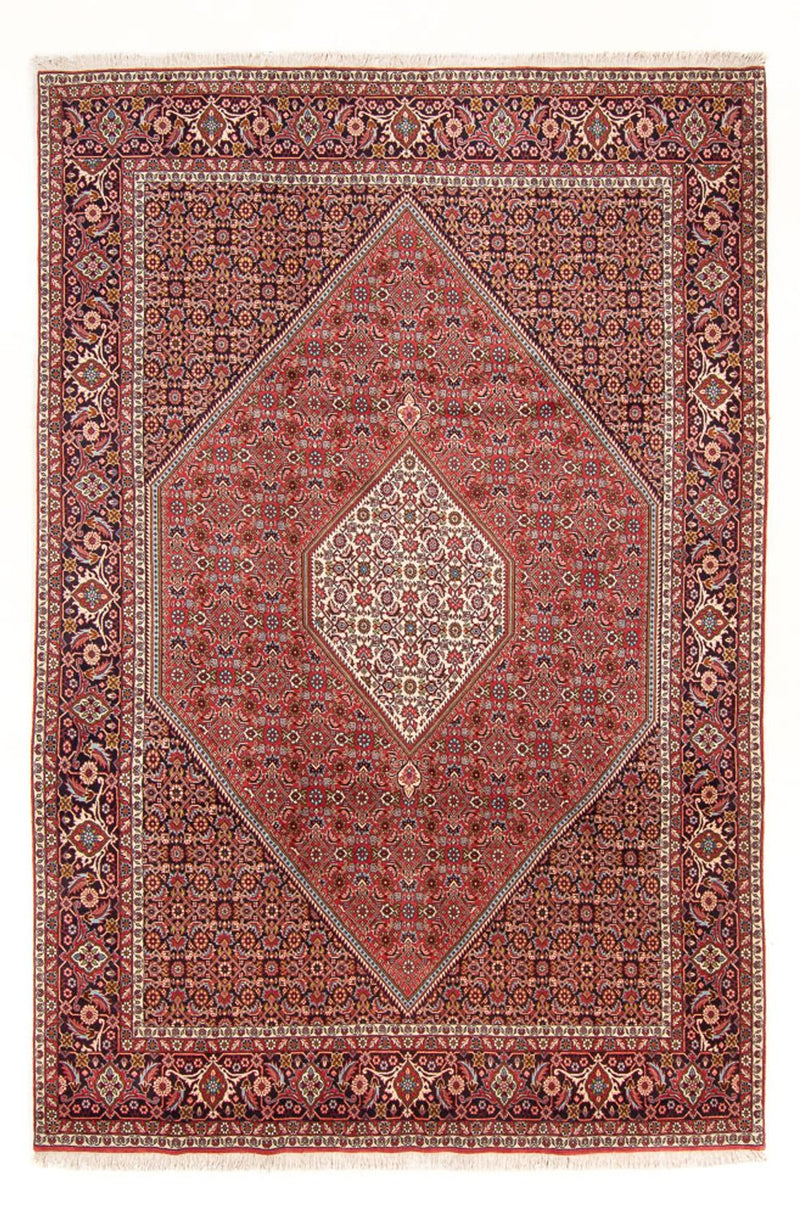 Alfombra persa - Bidjar - 310 x 203 cm - rojo